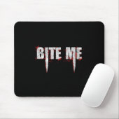Vampirschwanz Teeth Bloody Halloween Mousepad (Mit Mouse)