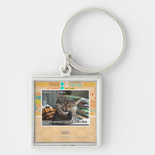 Vampirskatzenlächeln Schlüsselanhänger (Vorne)