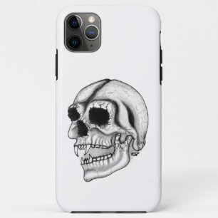Vampirskull Schwarzweiß-Design Case-Mate iPhone Hülle