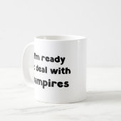 Vampirvertrag Kaffeetasse (Vorderseite Links)