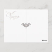 VAMPLIED Social Distanz Postkarte (Rückseite)