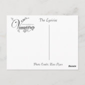 Vamplied, The Lyricist Postkarte (Rückseite)