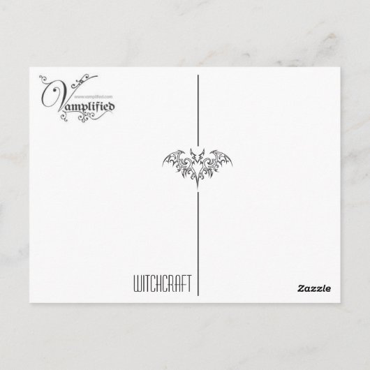 Vamplied WITCHCRAFT Postkarte (Rückseite)