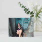 Vamplified beklagenstern-Postkarte Postkarte (Stehend Vorderseite)