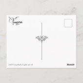 Vamplified beklagenstern-Postkarte Postkarte (Rückseite)