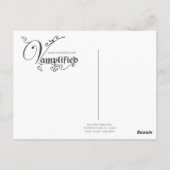 Vamplified® Crucified Postkarte (Rückseite)