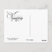 Vamplified® Crucified Postkarte (Rückseite)
