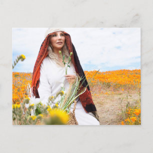 Vamplified Poppy Gardens Postcard Postkarte