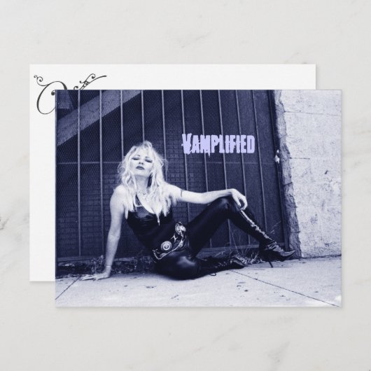 Vamplifiziert Postkarte (Vorne/Hinten)