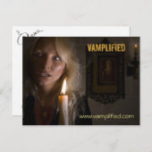 Vamplifiziert, www.vamplified.com postkarte (Vorne/Hinten)