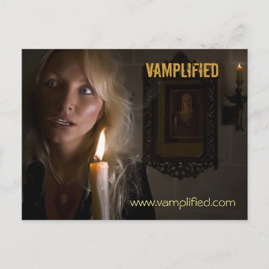 Vamplifiziert, www.vamplified.com postkarte (Vorderseite)