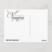 Vamplifizierte ethische Doppel... Postkarte (Rückseite)