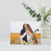 Vamplifizierte Opium-Blume Postkarte (Stehend Vorderseite)