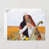 Vamplifizierte Opium-Blume Postkarte (Vorne/Hinten)