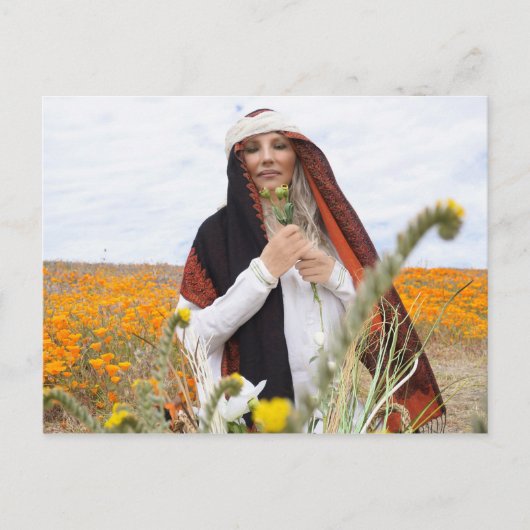 Vamplifizierte Opium-Blume Postkarte (Vorderseite)