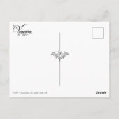 Vamplifizierte Schatten der Reflektionskarte Postkarte (Rückseite)