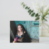 Vamplifizierte Veilkarte Postkarte (Stehend Vorderseite)