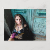 Vamplifizierte Veilkarte Postkarte (Vorderseite)