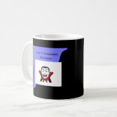 Vamptastic Halloween Coffee Tasse (Vorderseite Links)
