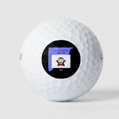 Vamptastic Halloween Golf Balls Golfball (Vorderseite)