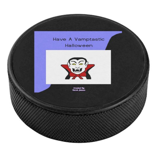 Vamptastic Halloween Hockey Puck (3/4)