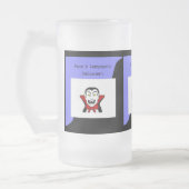 Vamptastic Halloween Large Mattiert Glass Tasse (Links)