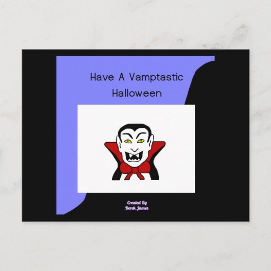 Vamptastic Halloween Postkarte (Vorderseite)