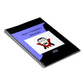 Vamptastic Halloween Spiral Foto Notebook Notizblock (Rechte Seite)