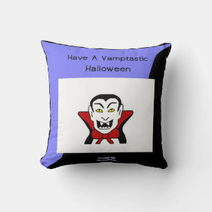 Vamptastic Halloween Square Throw Kissen