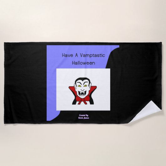 Vamptastic Halloween Strandtuch (Vorderseite)