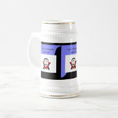 Vamptastische Halloween-Stein-Tasse Bierglas (Vorderseite Links)