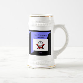 Vamptastische Halloween-Stein-Tasse Bierglas