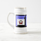 Vamptastische Halloween-Stein-Tasse Bierglas (Links)