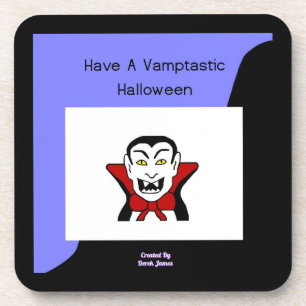 Vamptastischer Halloween-Hard-Plastik-Untersetzer Getränkeuntersetzer