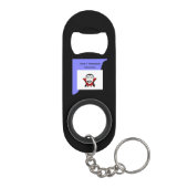 Vamptastischer Halloween-Schlüsselanhänger Flasche Mini Flaschenöffner (Rückseite)