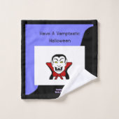 Vamptastisches Halloween Badetuch Set (Waschlappen)