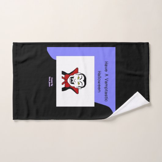 Vamptastisches Halloween Badetuch Set (Handtuch)