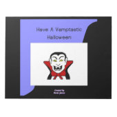 Vamptastisches Halloween Notepad 11" X 8,5" Notizblock (Vorderseite)
