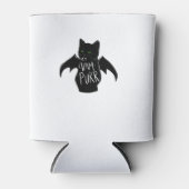 Vampurr Bleibe Spooky niedliche Katze komisch schw Dosenkühler (Vorderseite)