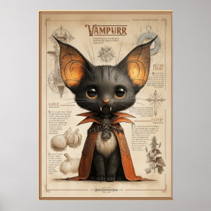 Vampurr: Katzen-Vampir-Kreatur Poster