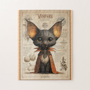 Vampurr: Katzen-Vampir-Kreatur Puzzle