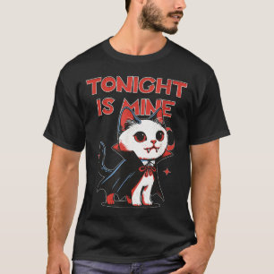 Vampurr Vampir Katze Lustiges Halloween Kostüm T-Shirt