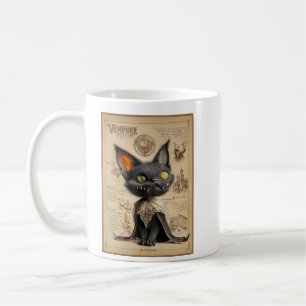 Vampurr: Vampirkatze Bestiarium Illustration Kaffeetasse