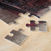 Vampy Boudoir | Gothic Red Viktorianisch Bedroom S Puzzle (Seite)