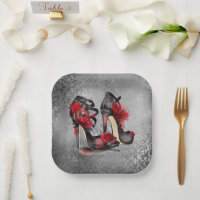 Vampy Strappy Stilettos | Heelse der Rote Rose auf