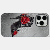 Vampy Vogue Grunge | Stiletto Lace Bootie Rose Case-Mate iPhone Hülle (Rückseite (Horizontal))
