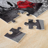 Vampy Vogue Grunge | Stiletto Lace Bootie Rose Puzzle (Seite)