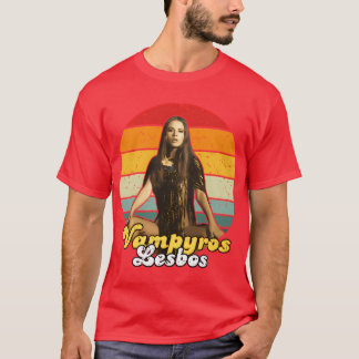 Vampyros Lesbos Retro-Film T-Shirt
