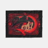 Vamre Dracula Gotische Horror Kunst, Dichtung und Fleecedecke (Vorderseite (Horizontal))