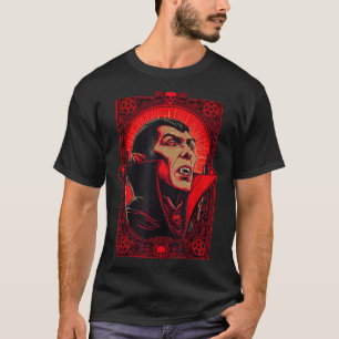 Vamre Dracula Gotische Horror Kunst, Dichtung und T-Shirt